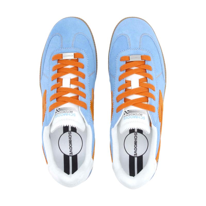 SHEFFIELD JOGGER M - SUEDE/NAPPA - BLUE/ORANGE